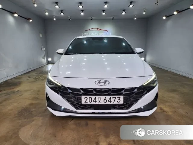 Hyundai Avante (CN7) 2020 Белый из Кореи