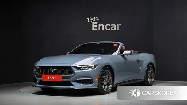 Ford Mustang 7th Generation 2024 Небесно-голубой из Кореи