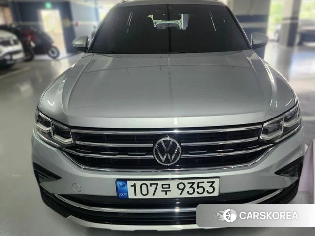 Volkswagen Tiguan second Generation 2021 Серебряный из Кореи