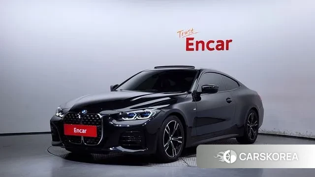 BMW 4 Series (G22) 2022 Черный из Кореи