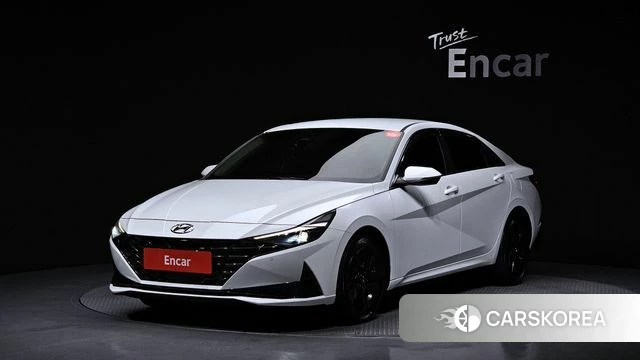 Hyundai Avante (CN7) 2020 Белый из Кореи