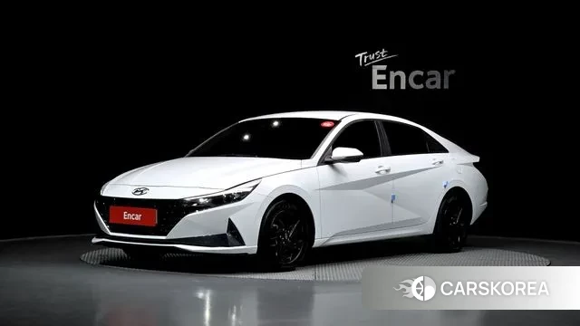 Hyundai Avante (CN7) 2022 Белый из Кореи