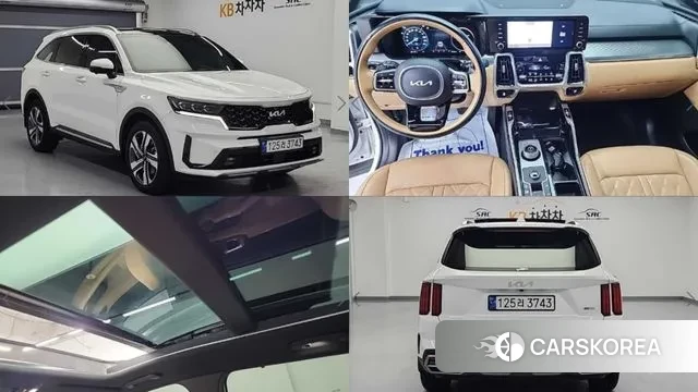 Kia Sorento 4th Generation 2022 Белый из Кореи