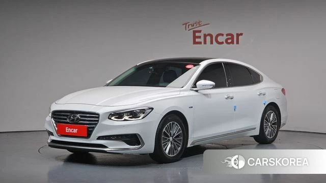 Hyundai Grandeur IG Hybrid 2018 Белый из Кореи