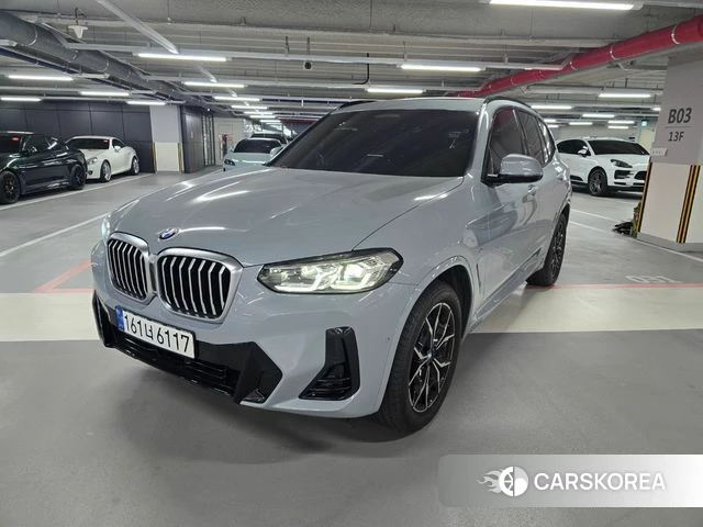 BMW X3 (G01) 2023 Серебристо-серый из Кореи