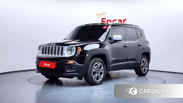 Jeep Renegade 2018 Черный из Кореи