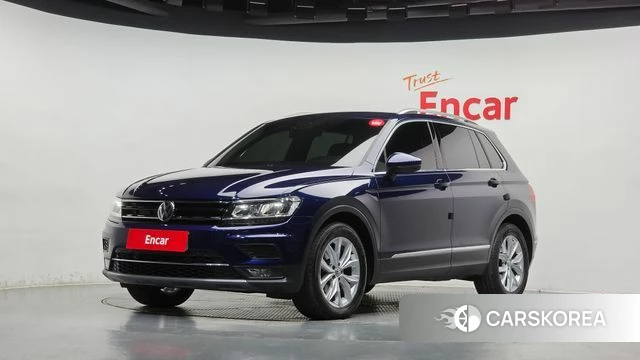 Volkswagen Tiguan second Generation 2020 Синий из Кореи