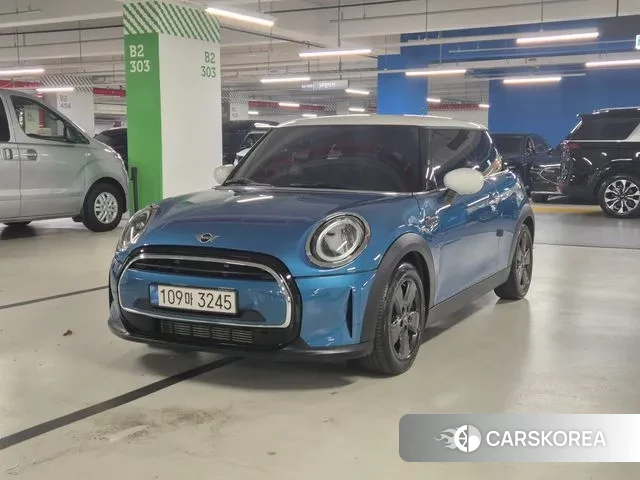 Mini Cooper 2021 Синий из Кореи