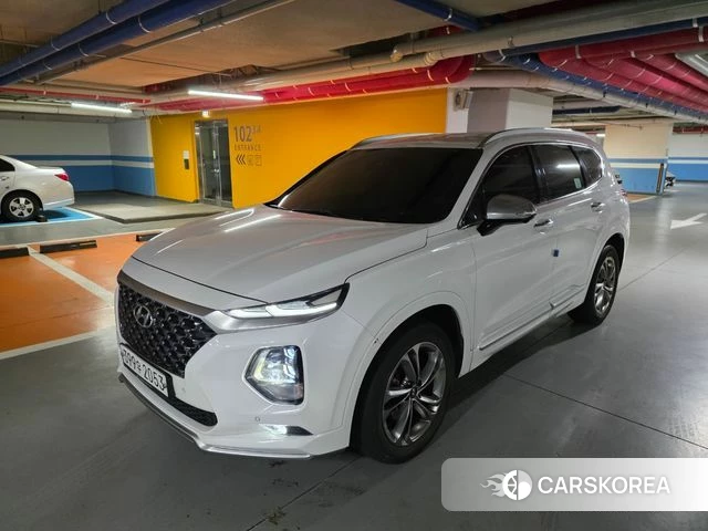 Hyundai Santa Fe TM 2020 Белый из Кореи