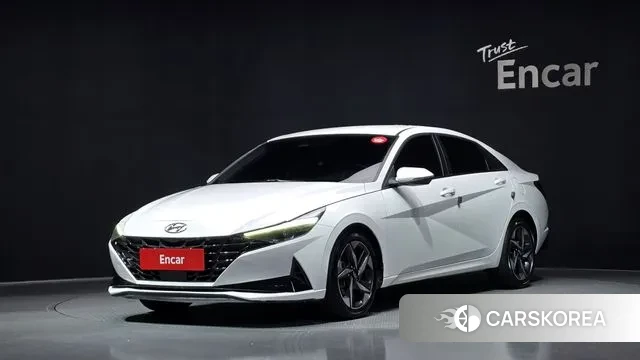 Hyundai Avante (CN7) 2020 Белый из Кореи