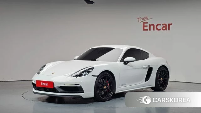Porsche 718 Cayman 2021 Белый из Кореи