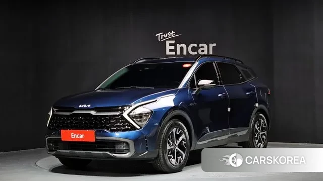Kia Sportage 5th Generation Hybrid 2022 Синий из Кореи
