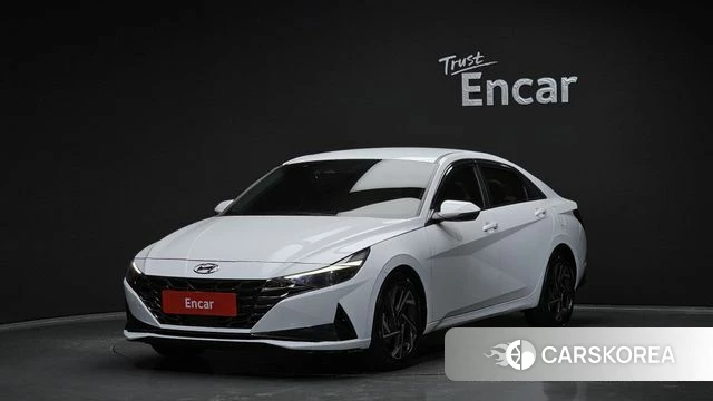 Hyundai Avante (CN7) 2020 Белый из Кореи