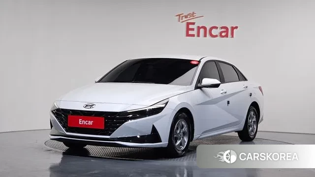 Hyundai Avante (CN7) 2020 Белый из Кореи