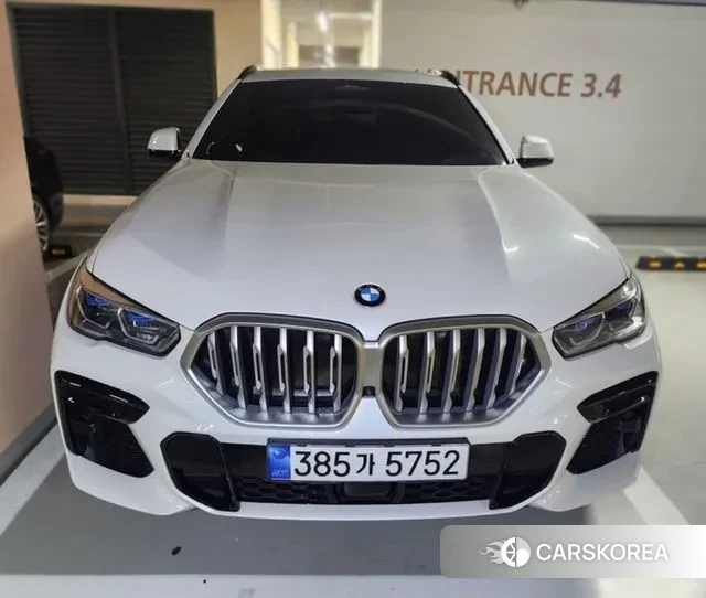 BMW X6 (G06) 2021 Белый из Кореи