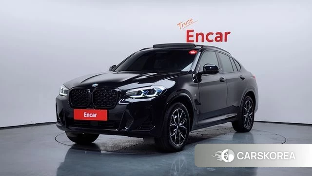 BMW X4 (G02) 2022 Черный из Кореи