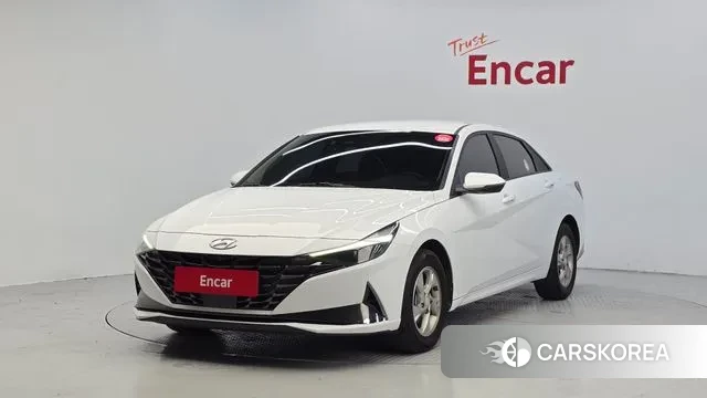 Hyundai Avante (CN7) 2021 Белый из Кореи
