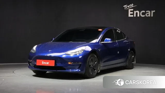 Tesla Model 3 2020 Синий из Кореи