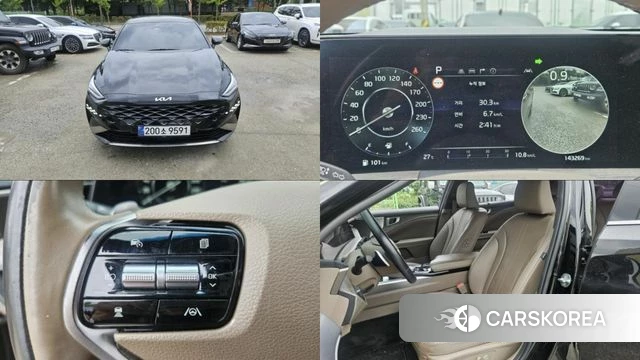 Kia K8 2022 Черный из Кореи