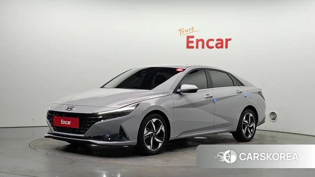 Hyundai Avante (CN7) 2021 Серебряный из Кореи