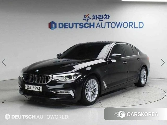 BMW 5 Series (G30) 2018 Черный из Кореи
