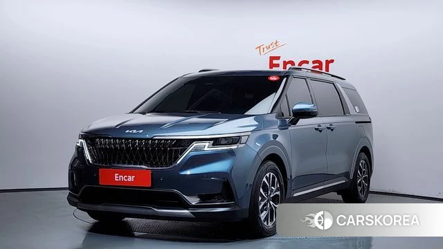 Kia Carnival 4th generation 2023 Небесно-голубой из Кореи