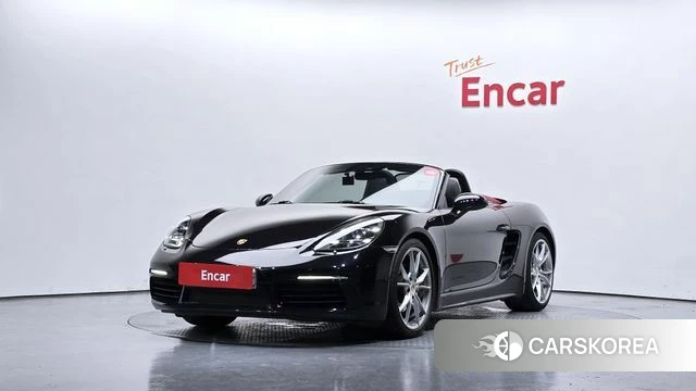 Porsche 718 Boxster 2019 Черный из Кореи
