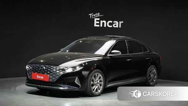 Hyundai The New Grandeur IG Hybrid 2020 Черный из Кореи