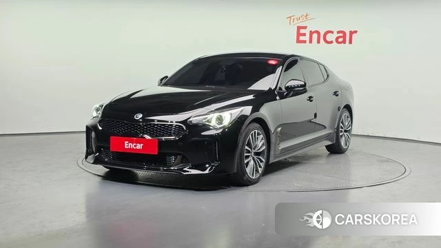 Kia Stinger 2018 Черный из Кореи