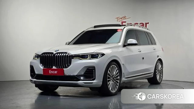 BMW X7 (G07) 2021 Белый из Кореи
