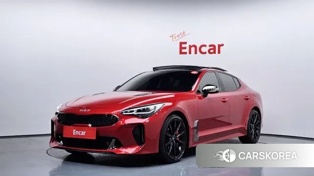 Kia Stinger Meister 2021 Красный из Кореи
