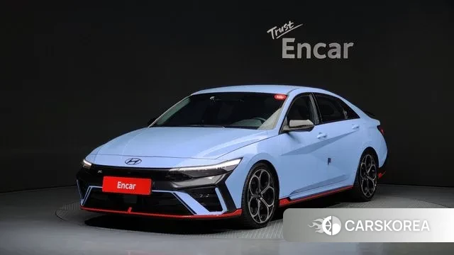 Hyundai The New Avante (CN7) 2024 Синий из Кореи