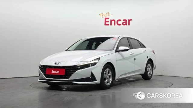 Hyundai Avante (CN7) 2021 Белый из Кореи