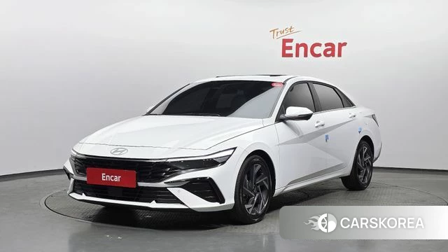 Hyundai The New Avante (CN7) 2024 Белый из Кореи