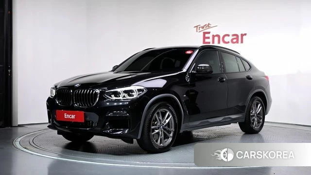 BMW X4 (G02) 2021 Черный из Кореи