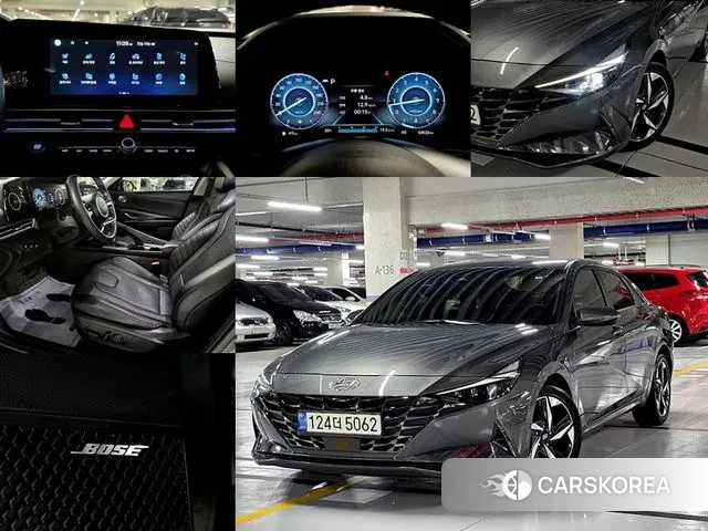 Hyundai Avante (CN7) 2022 Серый из Кореи