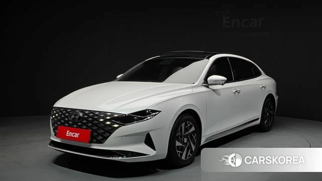 Hyundai The New Grandeur IG Hybrid 2021 Белый из Кореи