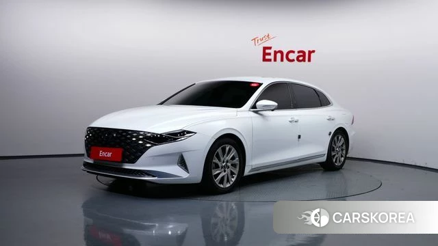 Hyundai The New Grandeur IG Hybrid 2021 Белый из Кореи