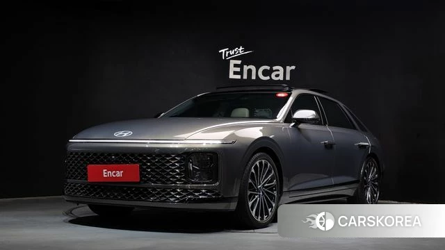 Hyundai Grandeur (GN7) 2022 Серебристо-серый из Кореи