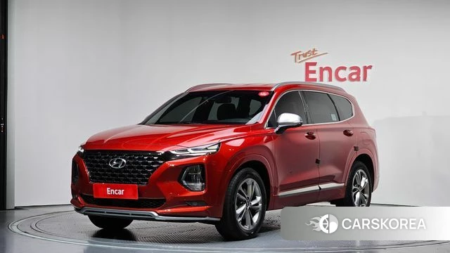 Hyundai Santa Fe TM 2019 Оранжевый из Кореи