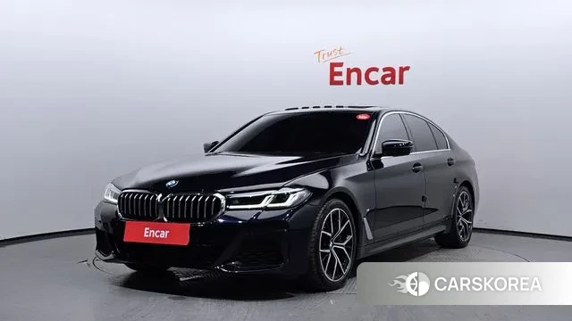 BMW 5 Series (G30) 2022 Черный из Кореи