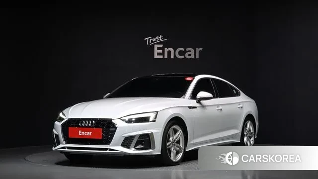 Audi A5 (F5) 2021 Белый из Кореи