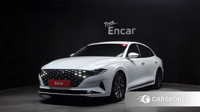Hyundai The New Grandeur IG Hybrid 2021 Белый из Кореи