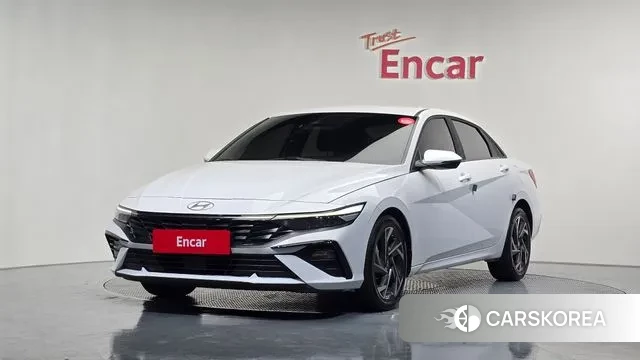 Hyundai The New Avante (CN7) 2023 Белый из Кореи
