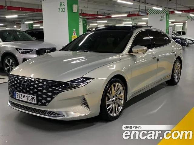 Hyundai The New Grandeur IG 2022 Серебристо-серый из Кореи