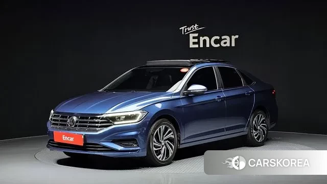 Volkswagen 7th Generation of Jetta 2020 Синий из Кореи