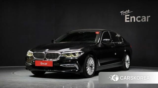 BMW 5 Series (G30) 2018 Черный из Кореи