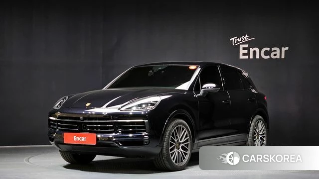 Porsche Cayenne (PO536) 2022 Черный из Кореи