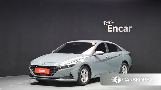 Hyundai Avante (CN7) 2021 Светло-серебряный цвет из Кореи