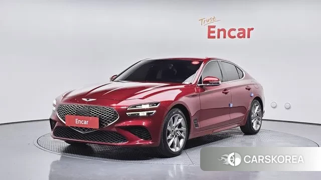 Genesis The New G70 2022 Красный из Кореи